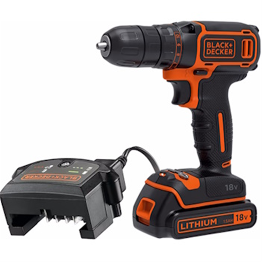 Black&Decker aku bušilica 18V 1.5Ah BDCDC18-QW