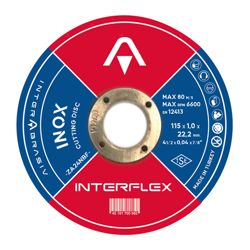 Rezna ploča Inox metal Inter Abrasive 115x1x22.23