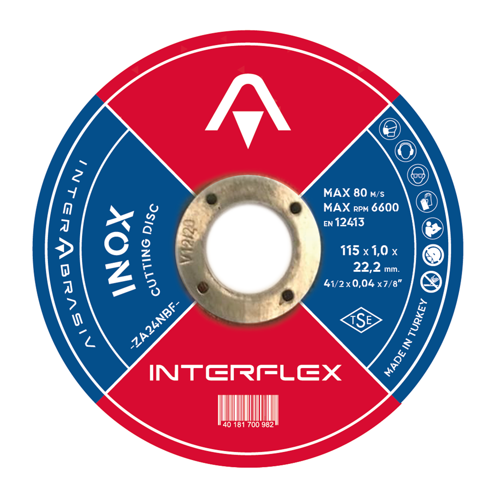 Rezna ploča Inox metal Inter Abrasive 125x1x22.23