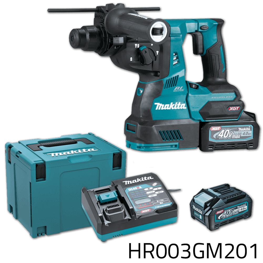 Makita HR003GM201 XGT Akumulatorska bušilica SDS-Plus, 40V, 28mm