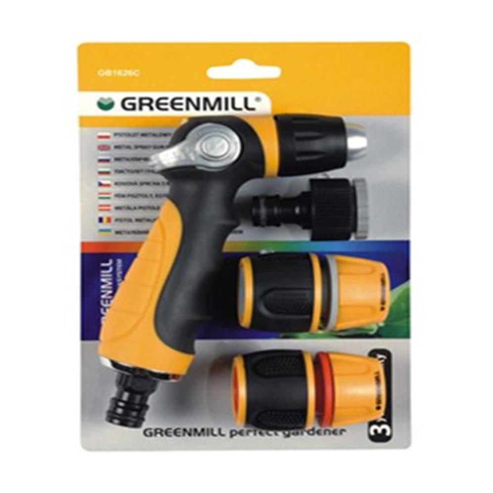 Set prskalica sa spojkama - GREENMILL GB1626C