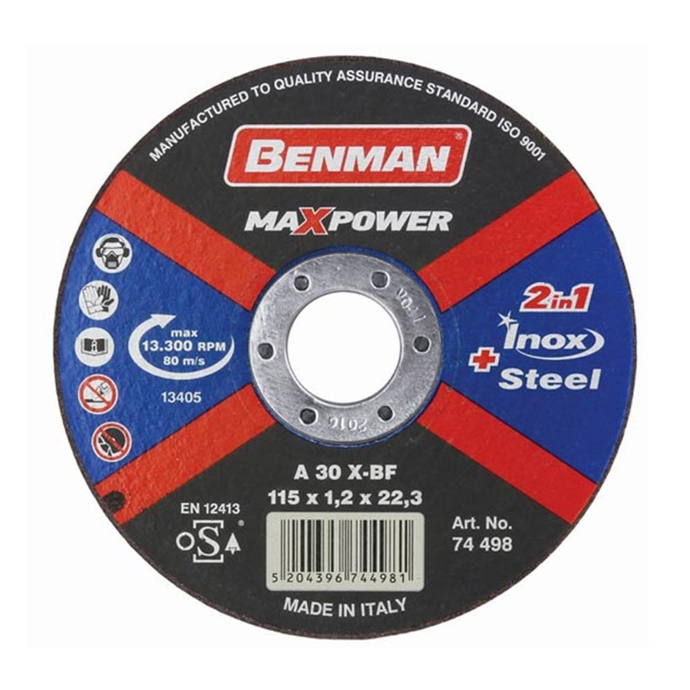 BENMAN REZNA PLOCA125x1.2mm B74499