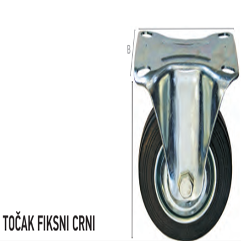 FF TOCAK FIKSNI 100mm CRNI F27537