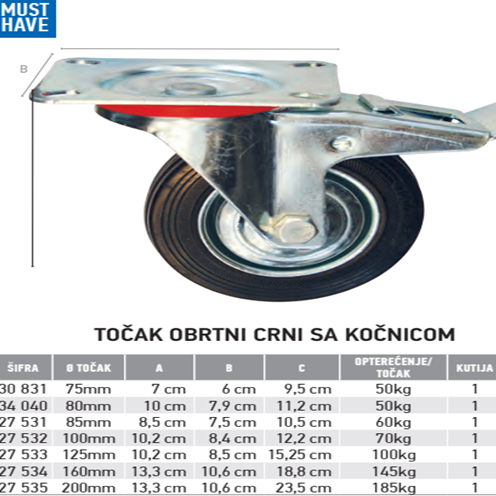 FF TOCAK OBRT.SA KOCN. 100mm C F27532