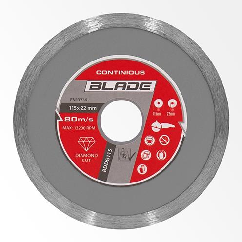 Dijamantski disk za sečenje (glatki) fi-125 - BLADE BDDG