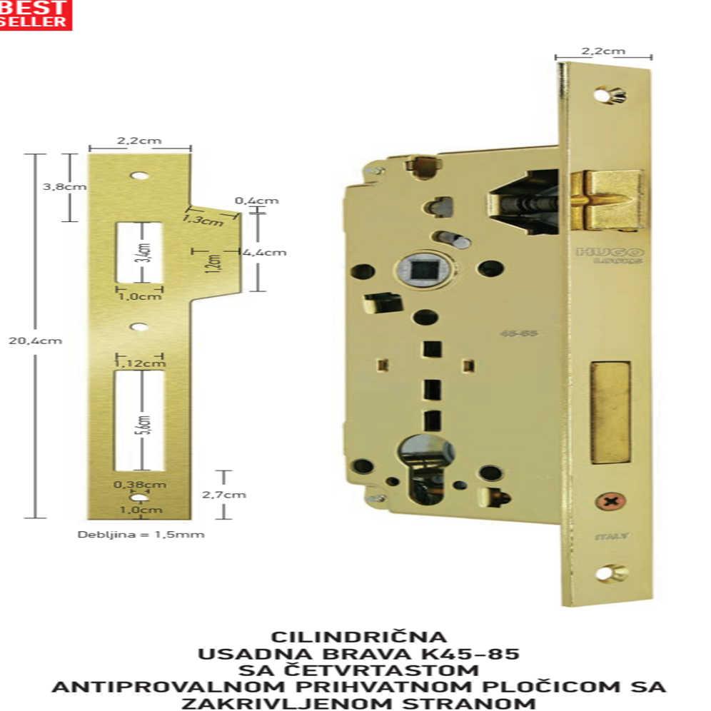 HUGO BRAVA CILINDR. K45-85SA H60096