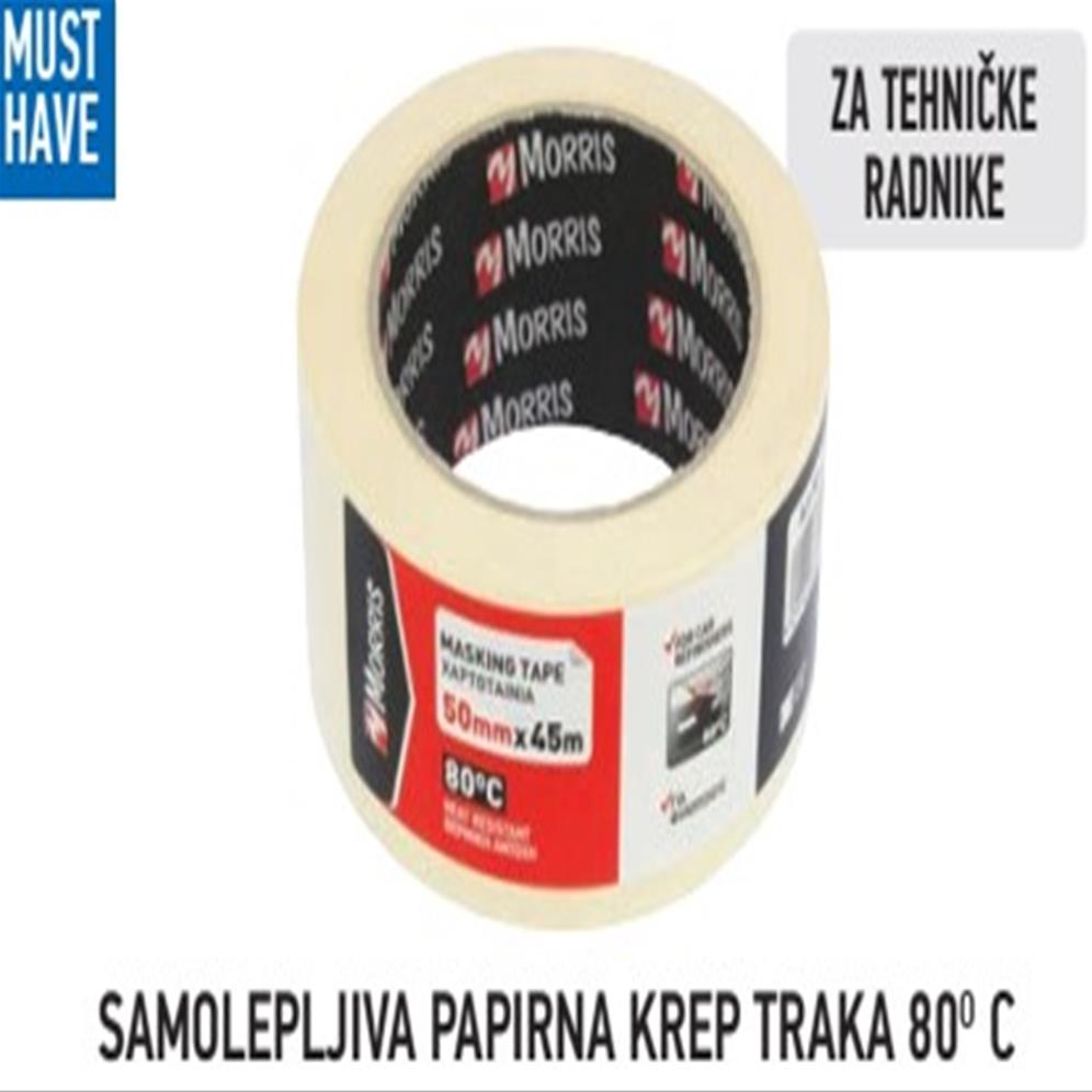 MORIS KREP TRAKA 30mmx45m 80* M15037