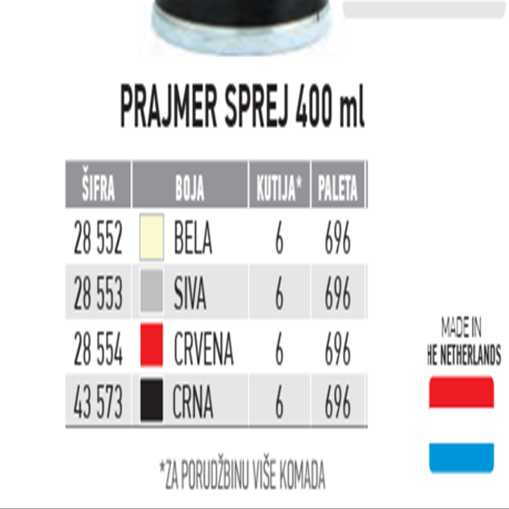 MORIS SPREJ 0.400 PRAJMER BELI M28552