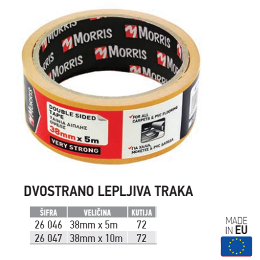 MORIS TRAKA DVOST.LEP.38mmx10m M26047