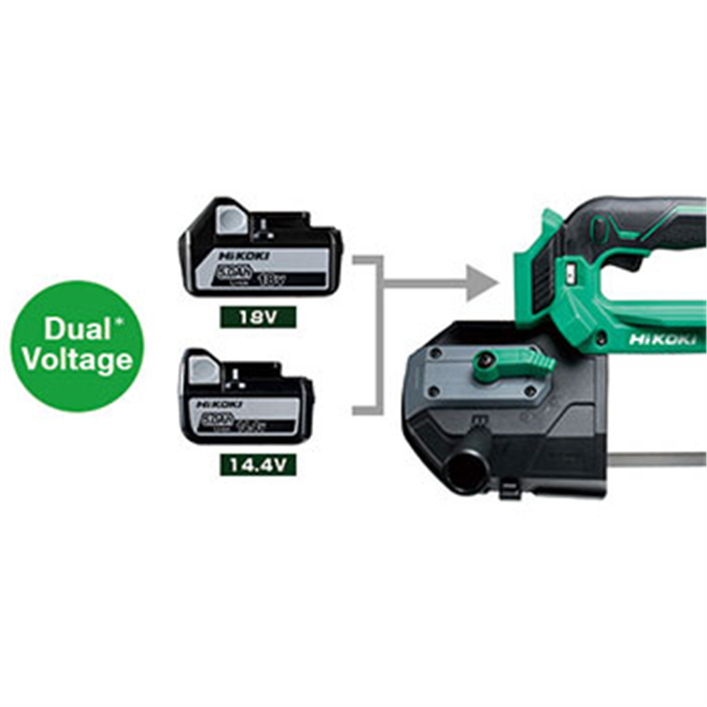 Hikoki akumulatorska tračna testera 18V 83mm CB18DBL-W4Z