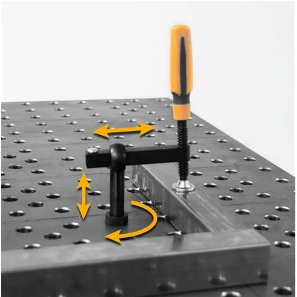 Welding table clamps O16mm – 150mm/83mm