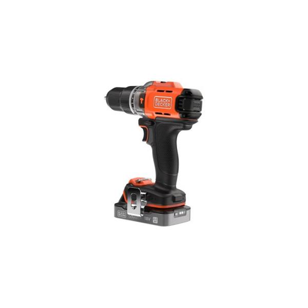 Black&Decker akumulatorska vibraciona bušilica - odvijač 18V; 2x2 Ah + kofer