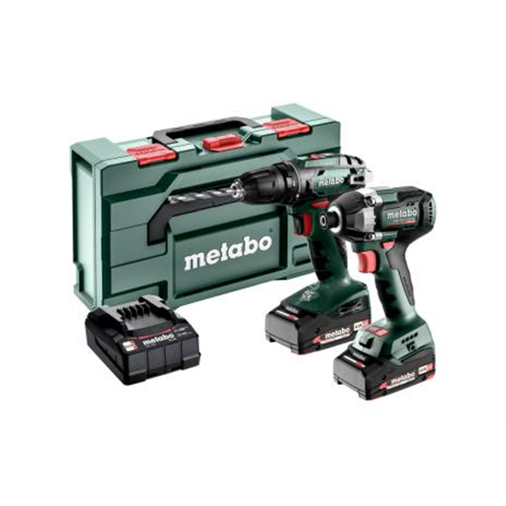 Metabo Combo Set 2.8.1 18V ,Udarni odvijač 18LT 200 BL + Akumulatorska bušilica/odvijač BS 18