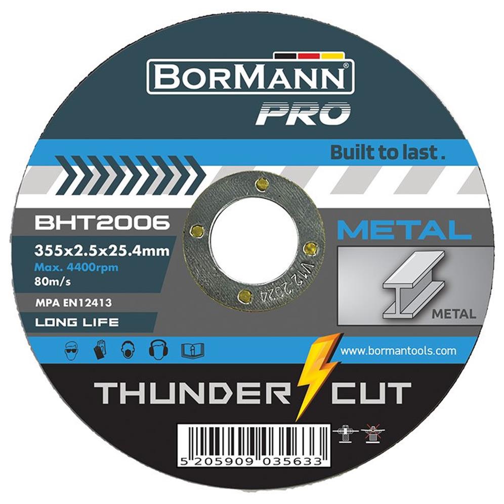 Rezna ploča za metal ''THUNDER-CUT – BORMANN PRO BHT2006