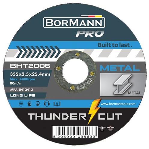 Rezna ploča za metal ''THUNDER-CUT – BORMANN PRO BHT2006