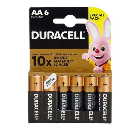 Duracell alkalne baterije AA DUR-LR6/6BP