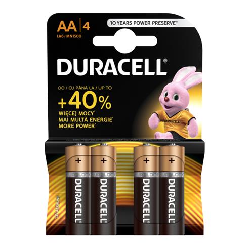 Duracell alkalne baterije AA DUR-LR6/BP4