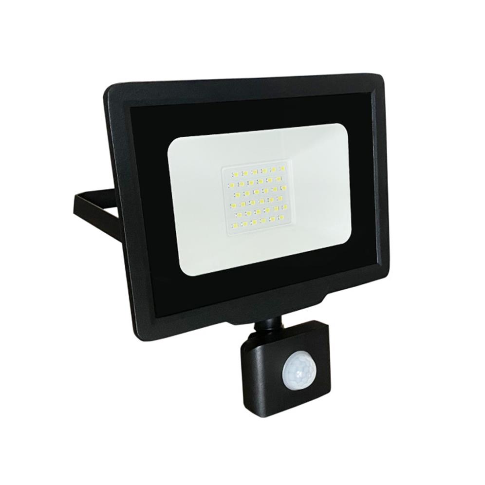 LED reflektor sa PIR senzorom 30W LRF008SW-30/BK