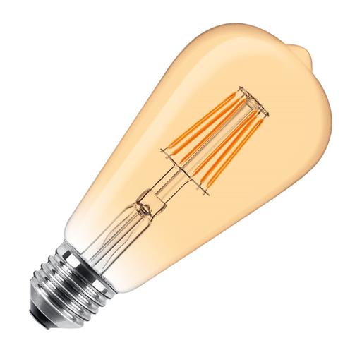 LED filament sijalica dimabilna toplo bela 6W LS-ST64FDA-WW-E27/6