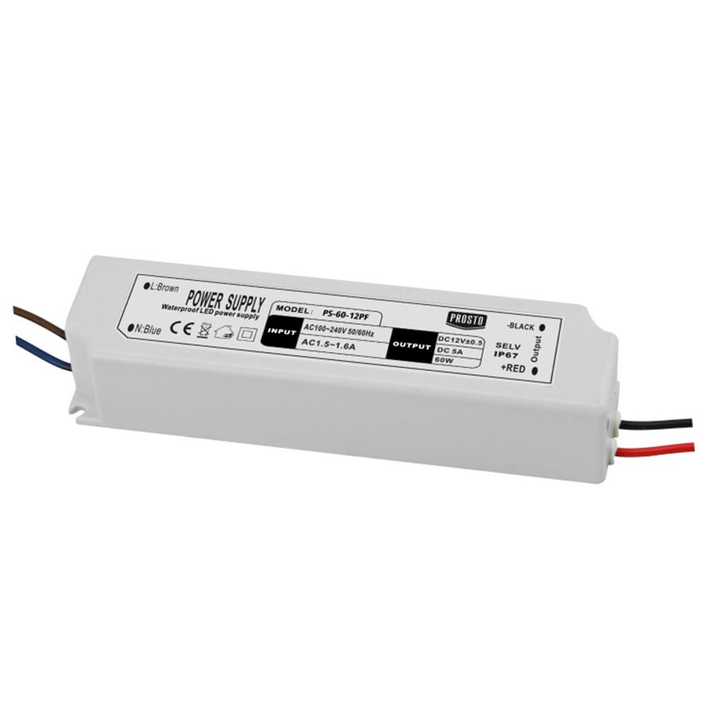 Ispravljač 60W IP67 PS-60-12PF