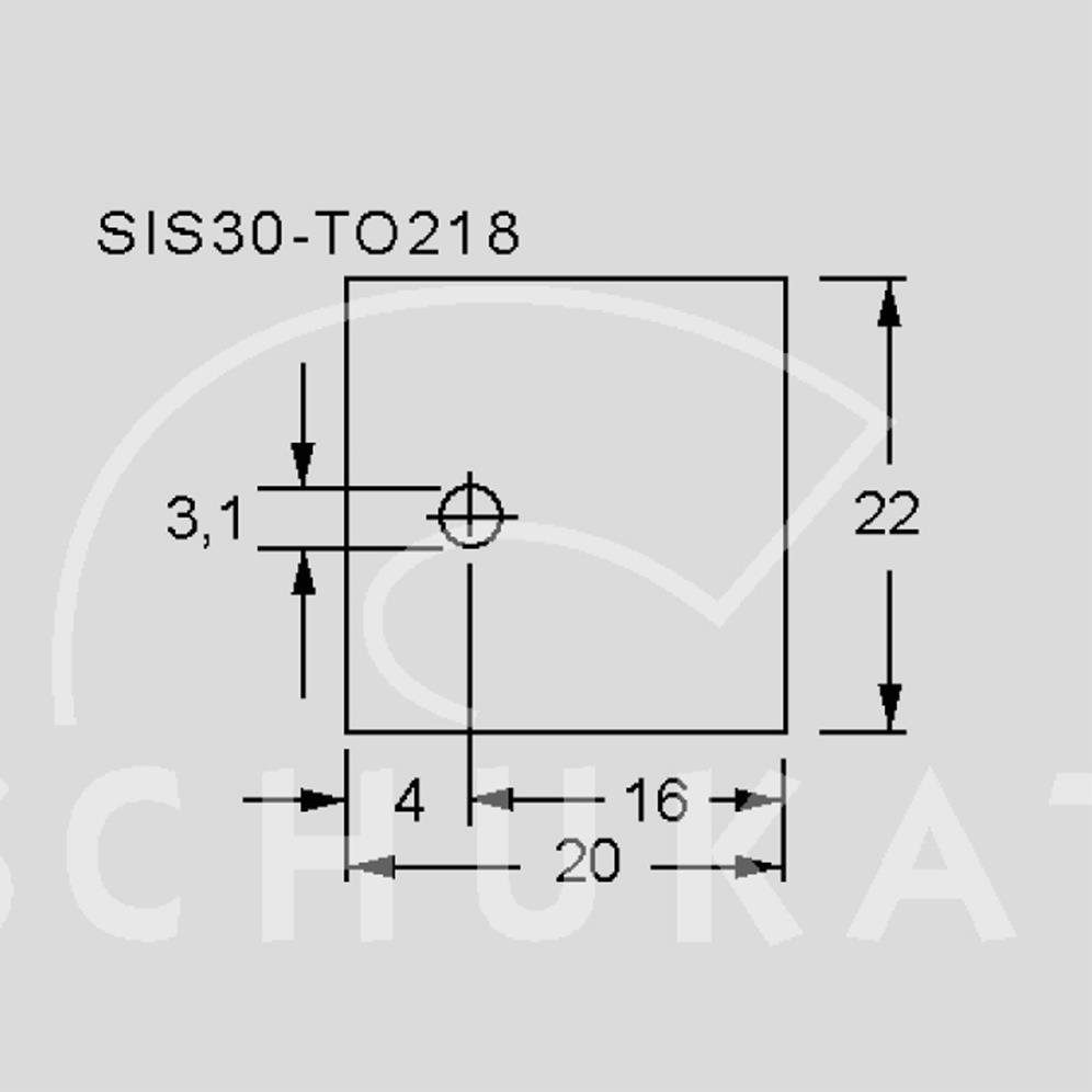 Silikonski izolator SIS30-TO218