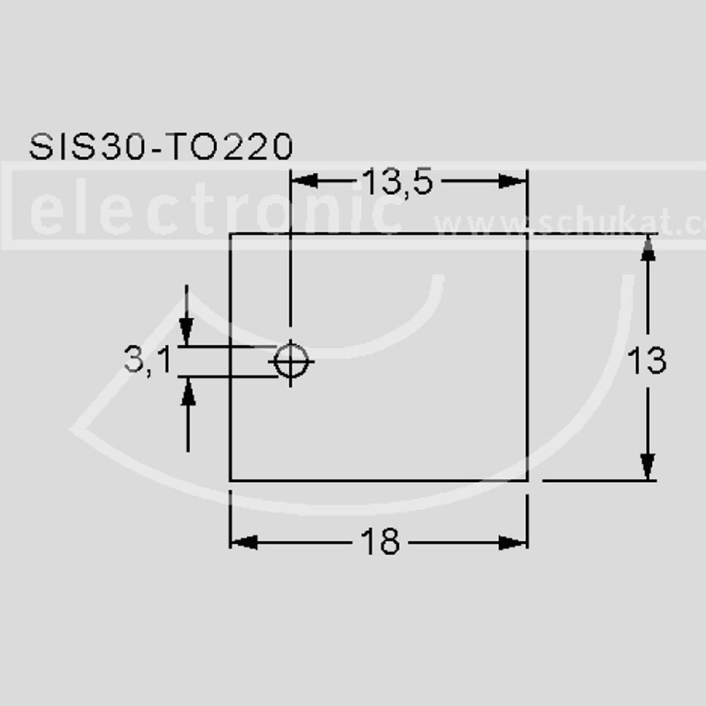 Silikonski izolator SIS30-TO220