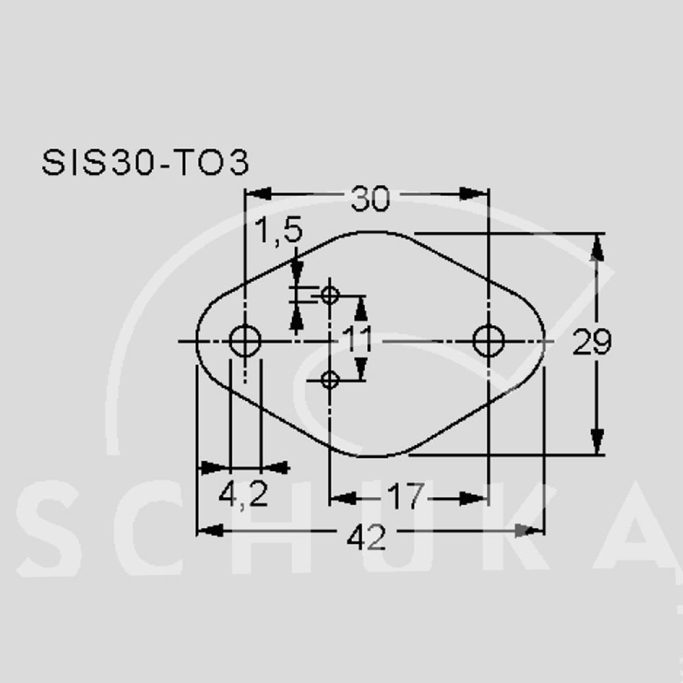 Silikonski izolator SIS30-TO3