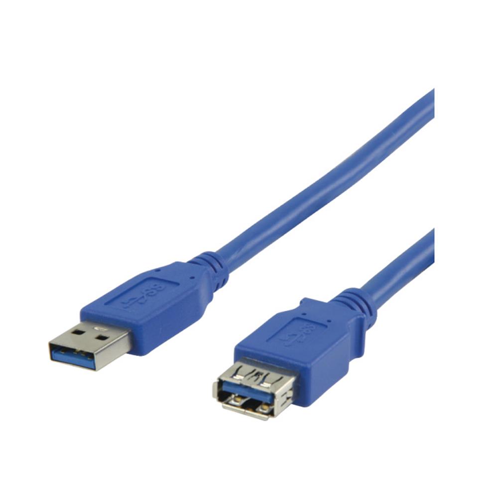 USB 3.0 kabel 1m USBT3.0A/A-1/BL