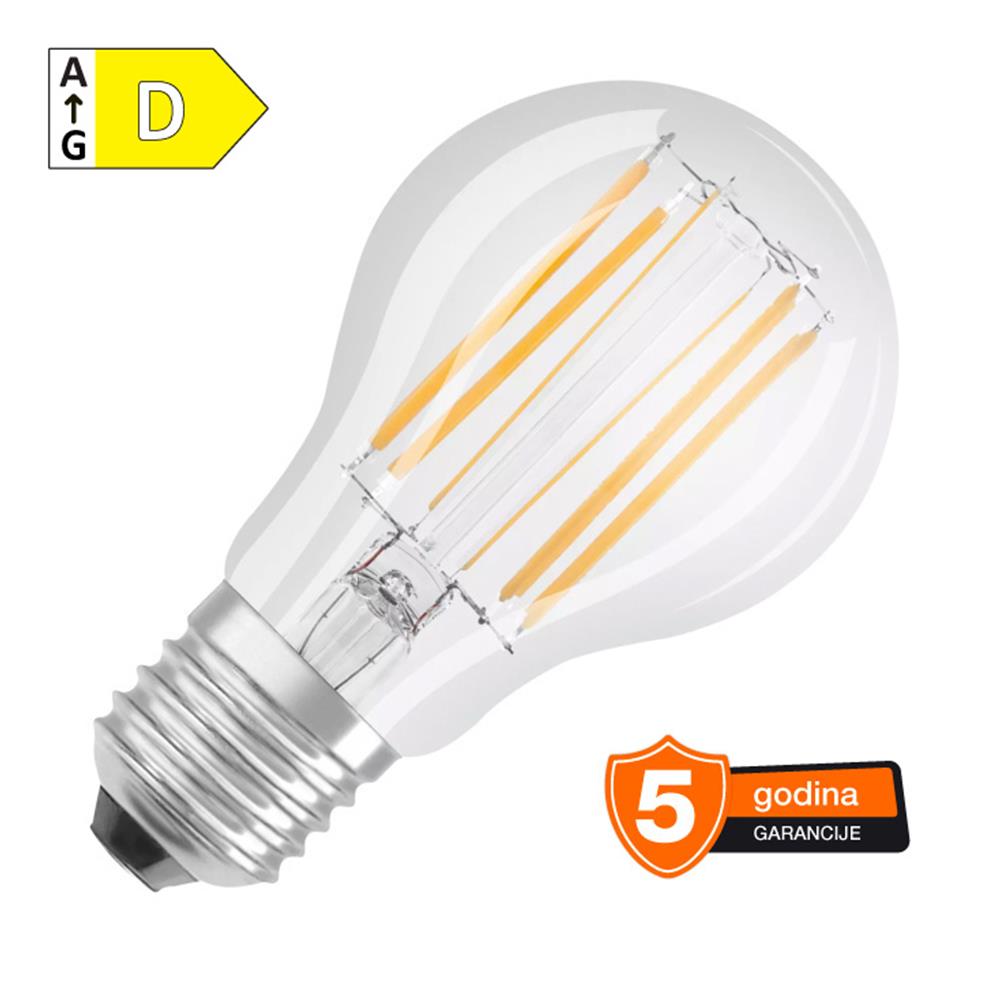 LED filament sijalica klasik toplo bela 7.5W OSRAM