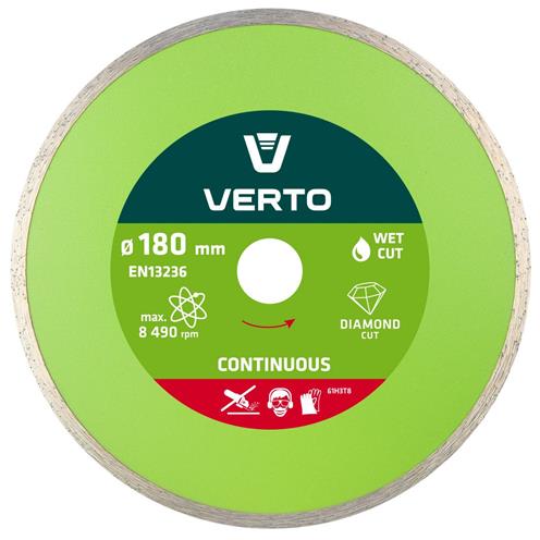 Dijamantski disk fi-180 Continuous (glatki) - VERTO