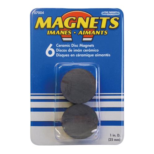 Magnet okrugli 25x4mm 6 kom.