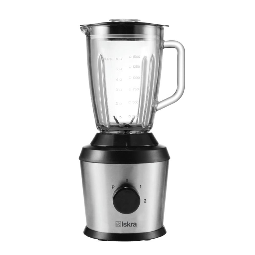 ISKRA blender sa staklenom posudom 500W