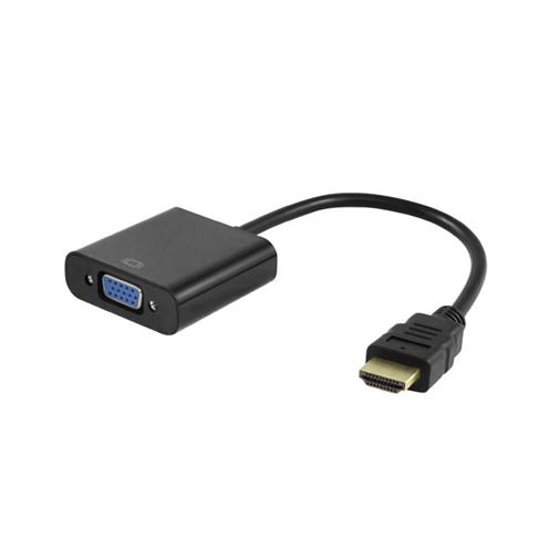 HDMI na VGA adapter + audio adapter. kablovski