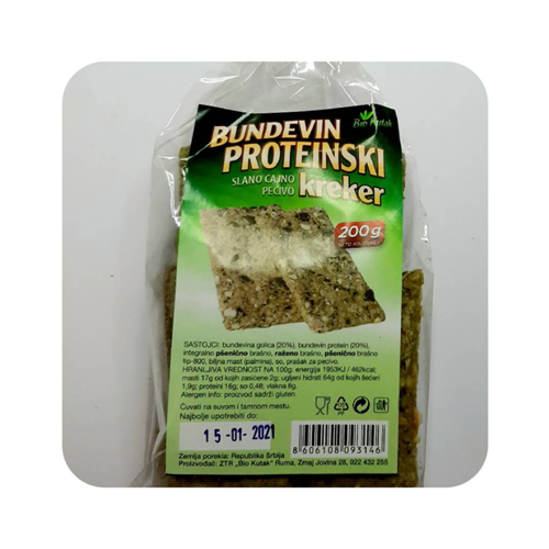 Bundevin proteinski kreker 200 gr