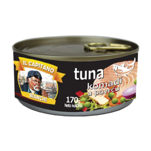 Il Capitano tuna komadi sa povrćem 170gr