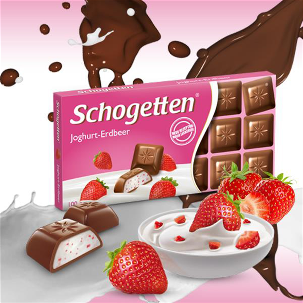 Mlečna čokolada jagoda-jogurt Schogetten 100 gr