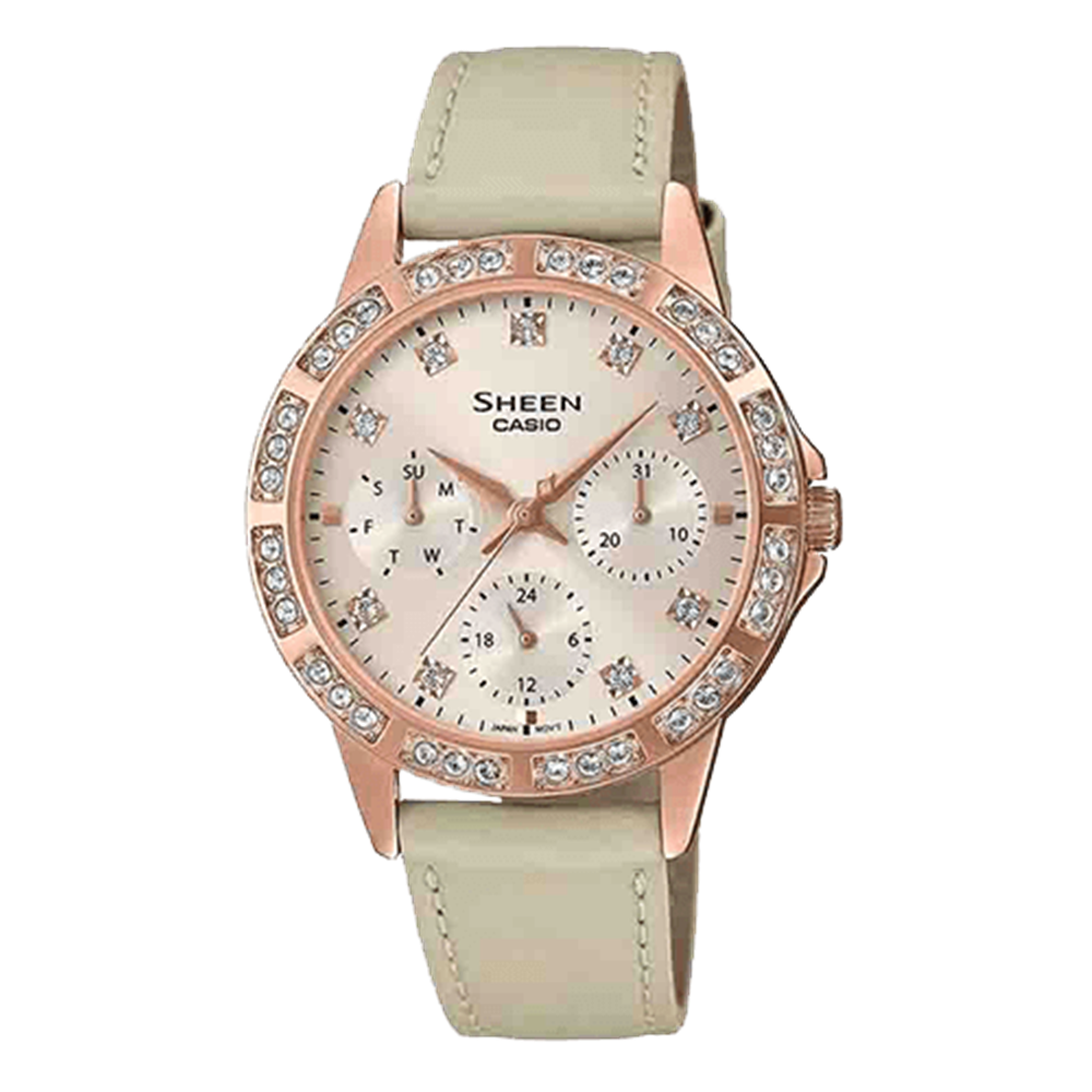 Casio Sheen SHE-3517PGL-9A Swarovski