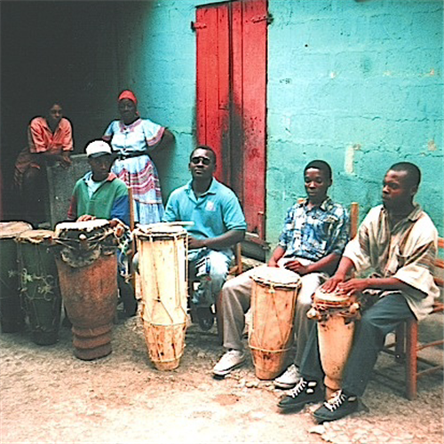 Drummers of The Societe Absolument Guinin