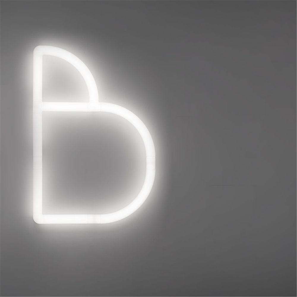 ALPHABET OF LIGHT - Lowercase - Letter c - zidna dekorativna svetiljka u obliku slova c