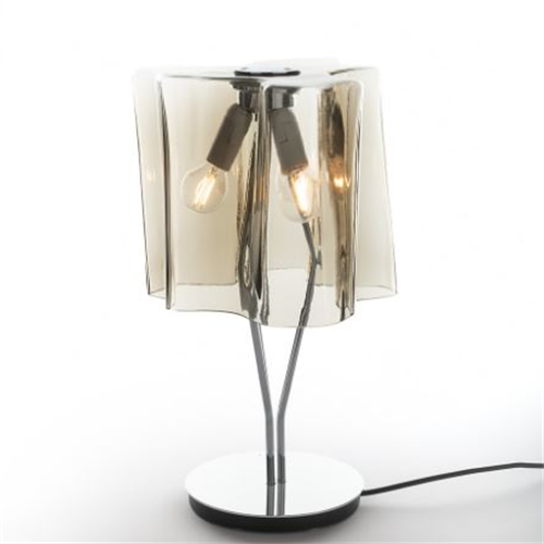 LOGICO Mini table Fumé/Chrome - stona dekorativna svetiljka