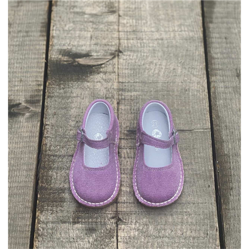 Poluotvorene cipelice za ranu jesen za devojčice ljubičaste boje