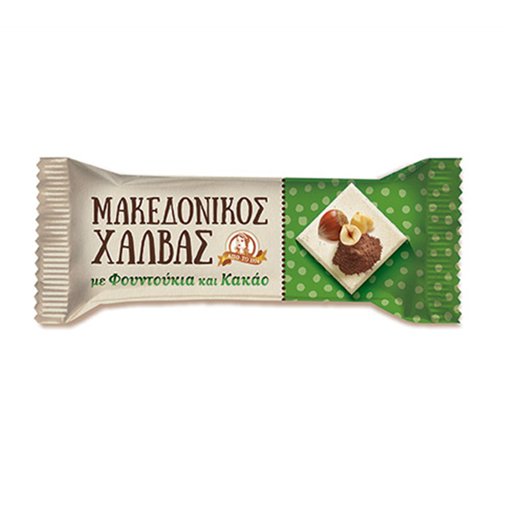 Tahan Halva bar kakao i lešnik Makedonikos 40gr