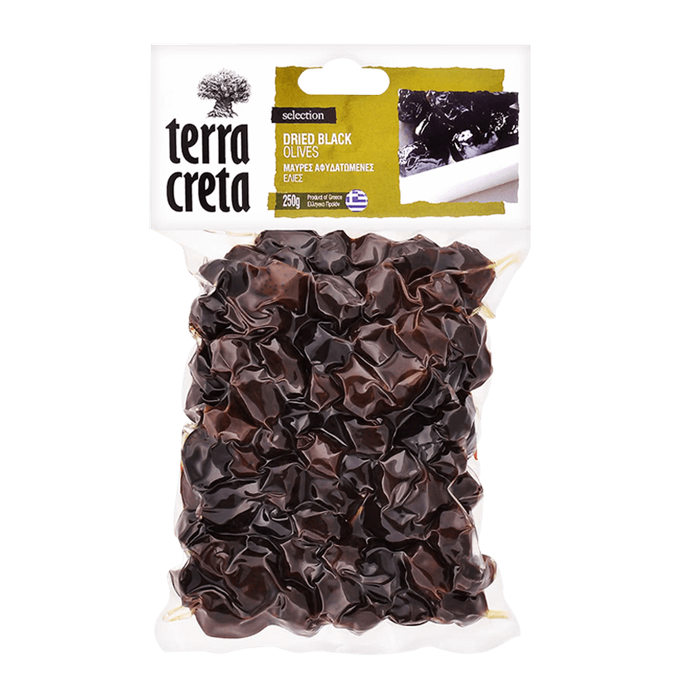 Masline crne sušene Terra Creta 250gr