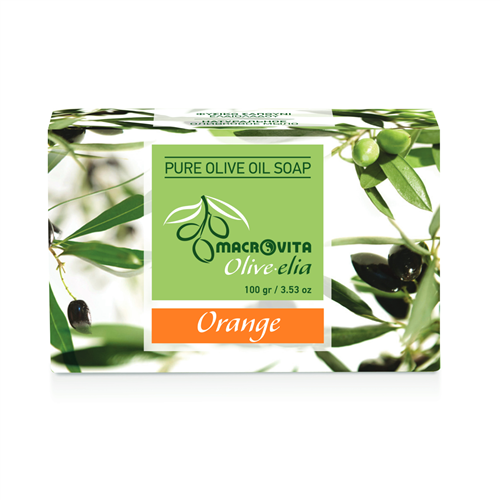 Prirodni sapun od maslinovog ulja sa pomorandžom Macrovita OliveElia100gr