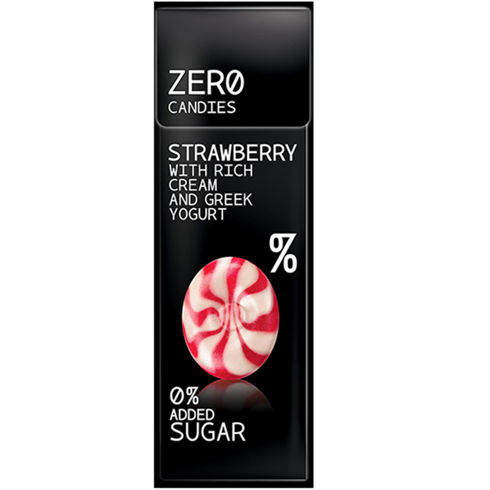 Zero Strawberry & Greek yoghurt tvrde bombone