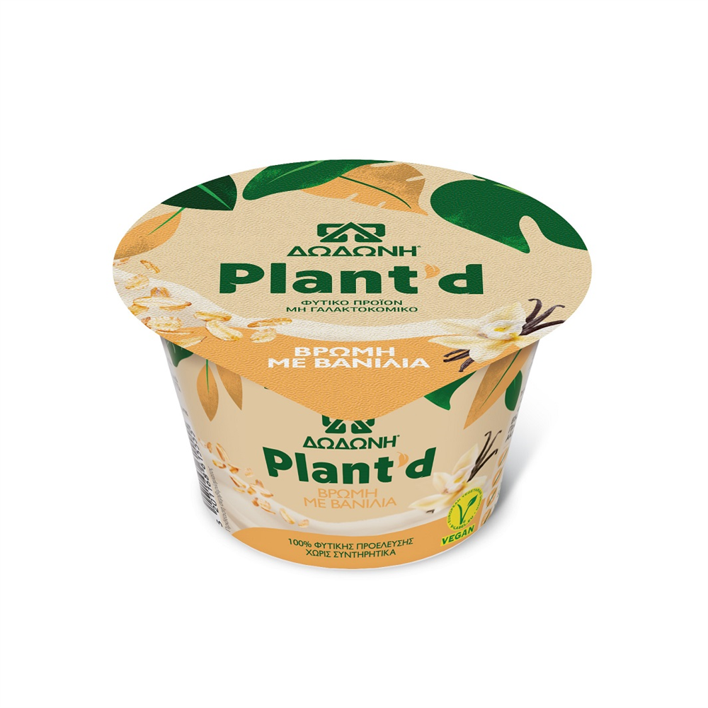 Ovseni jogurt vanila - vegan Dodoni Plant`d 150g