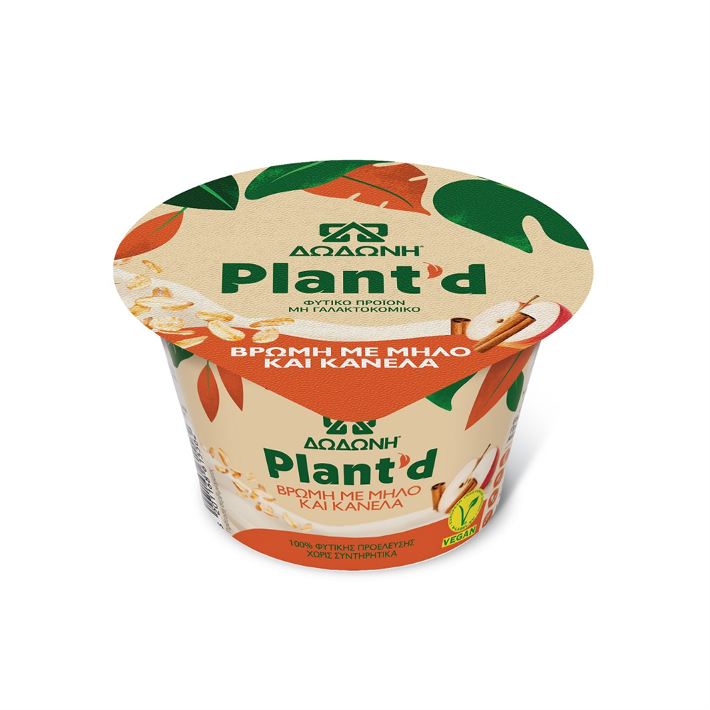 Ovseni jogurt jabuka cimet - vegan Dodoni Plant`d 150g