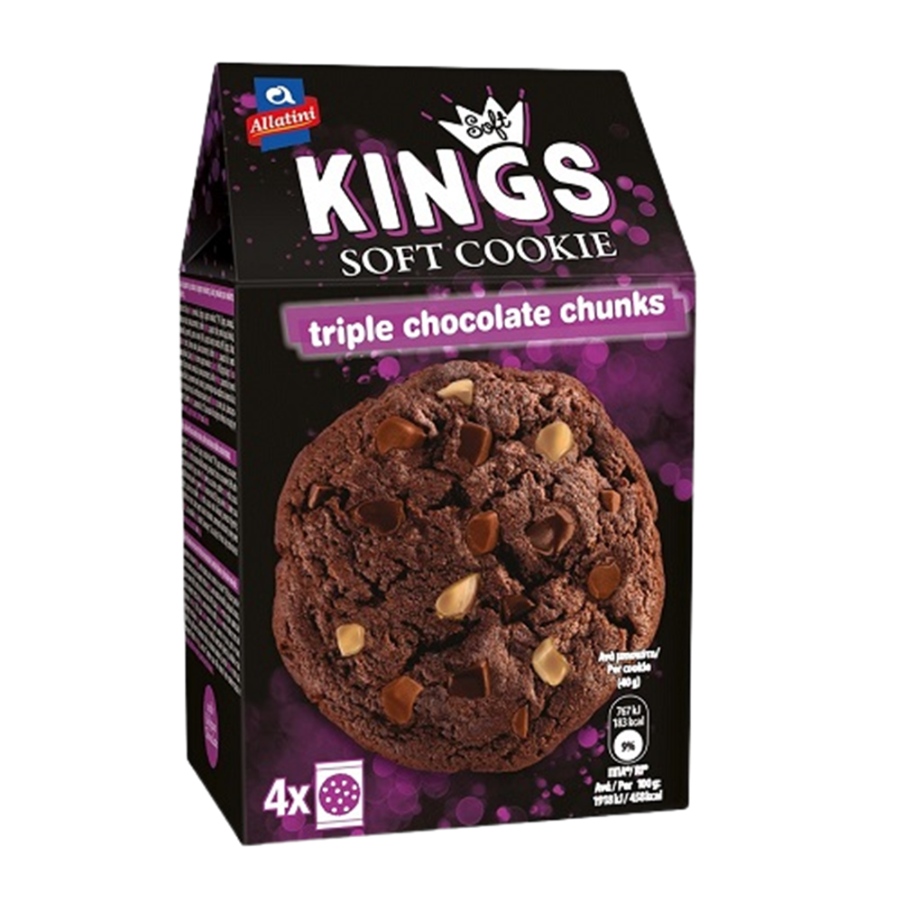 Keks King soft cookie triple choco Allatini