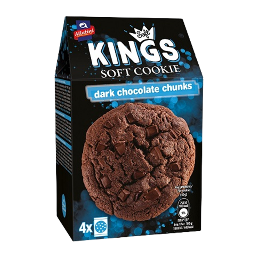 Keks King soft cookie dark choco Allatini