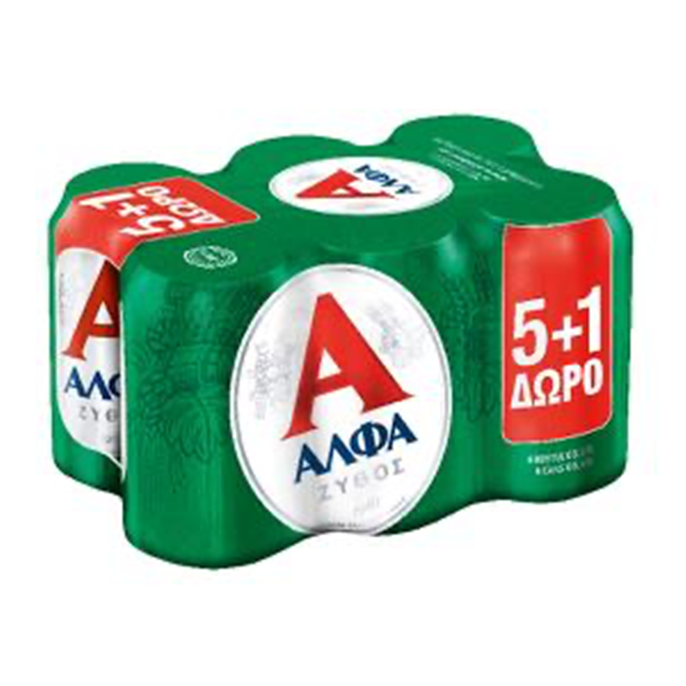 Pivo Alfa 0,33l 5+1 gratis